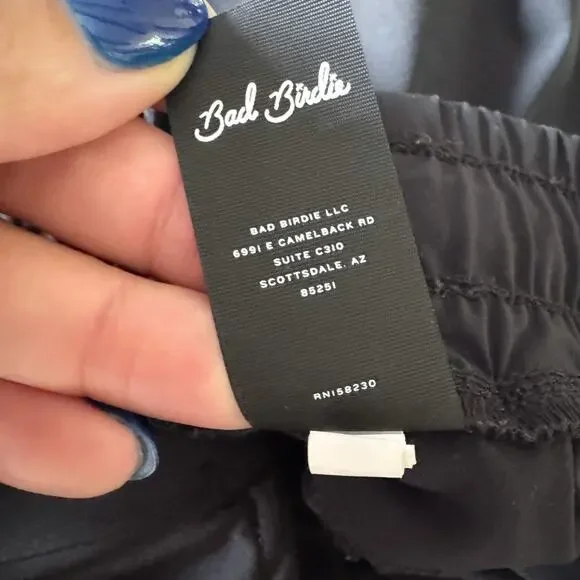 Bad Birdie Black Performance Golf Shorts Small Pockets Country Club Outdoors - Picture 5 of 9